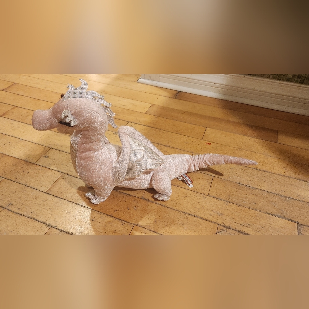 Light Pink Douglas dragon plush toy
